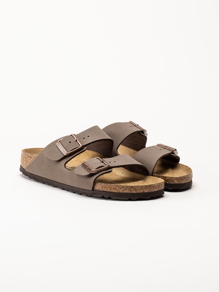 Birkenstock - Arizona Narrow - Bruna slip in sandaler med smal läst