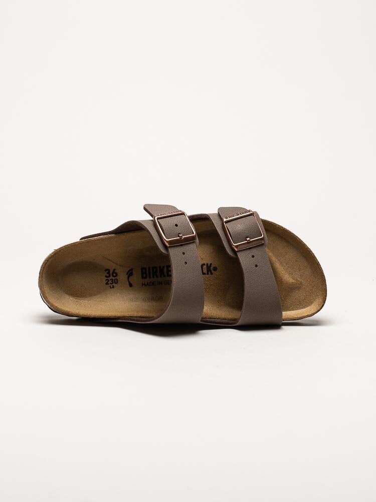 Birkenstock - Arizona Narrow - Bruna slip in sandaler med smal läst