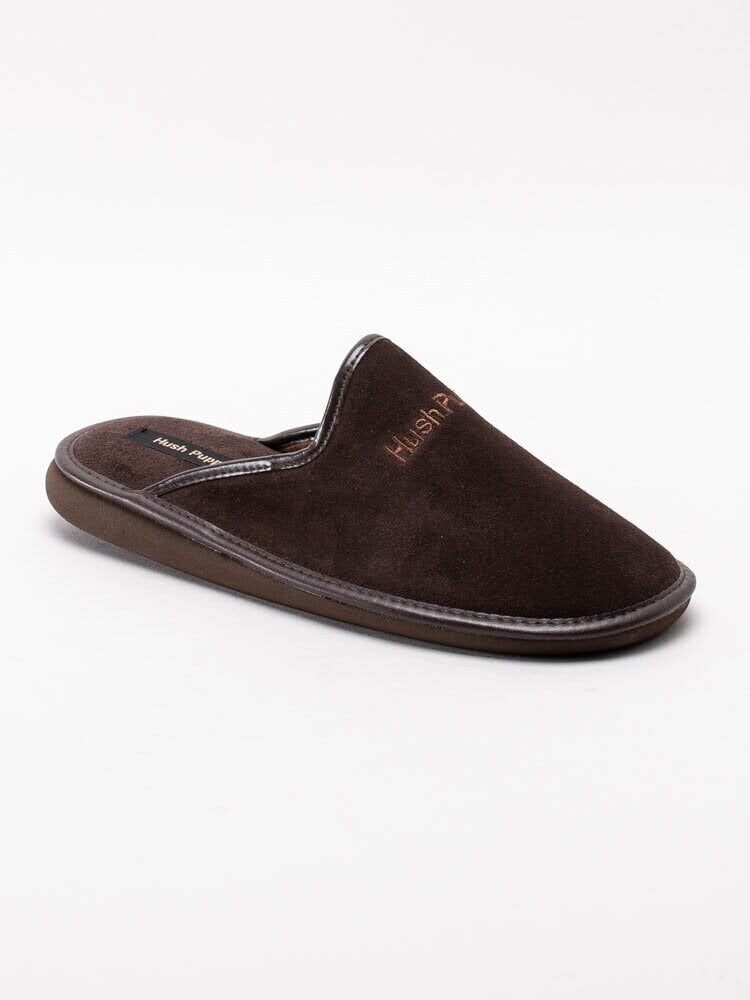 Hush Puppies - Marco - Mörkbruna slip in tofflor