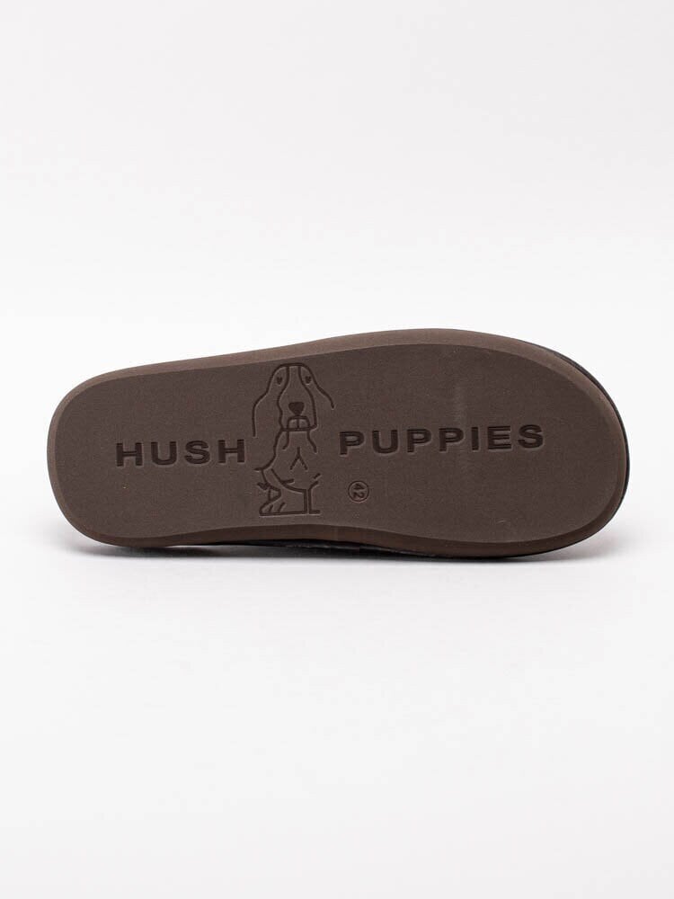 Hush Puppies - Marco - Mörkbruna slip in tofflor