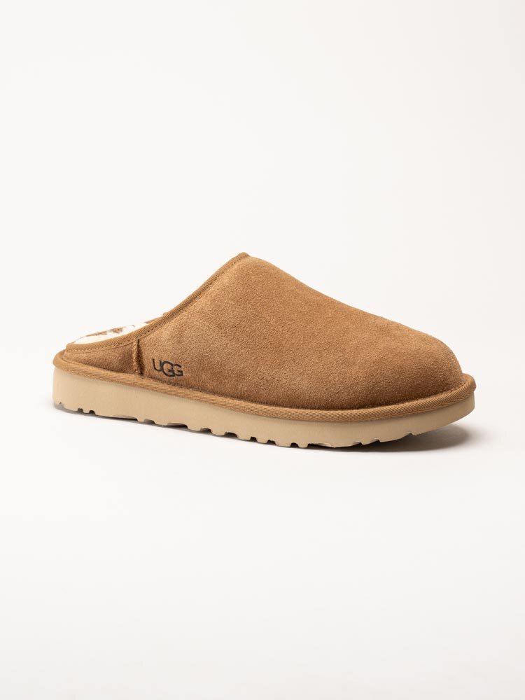 UGG - M Classic Slip-On - Ljusbruna fårskinnstofflor