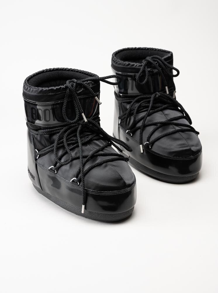 Moon Boot - Icon Low Glan - Svarta vinterboots