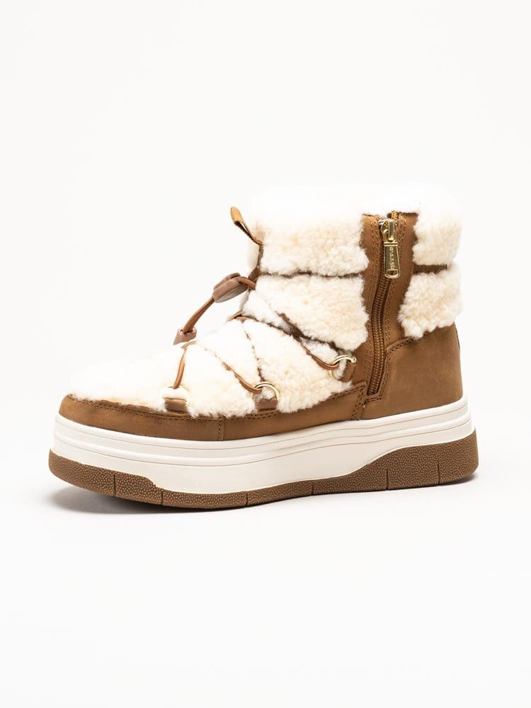 Pajar - Janie Low - Beige varmfodrade boots