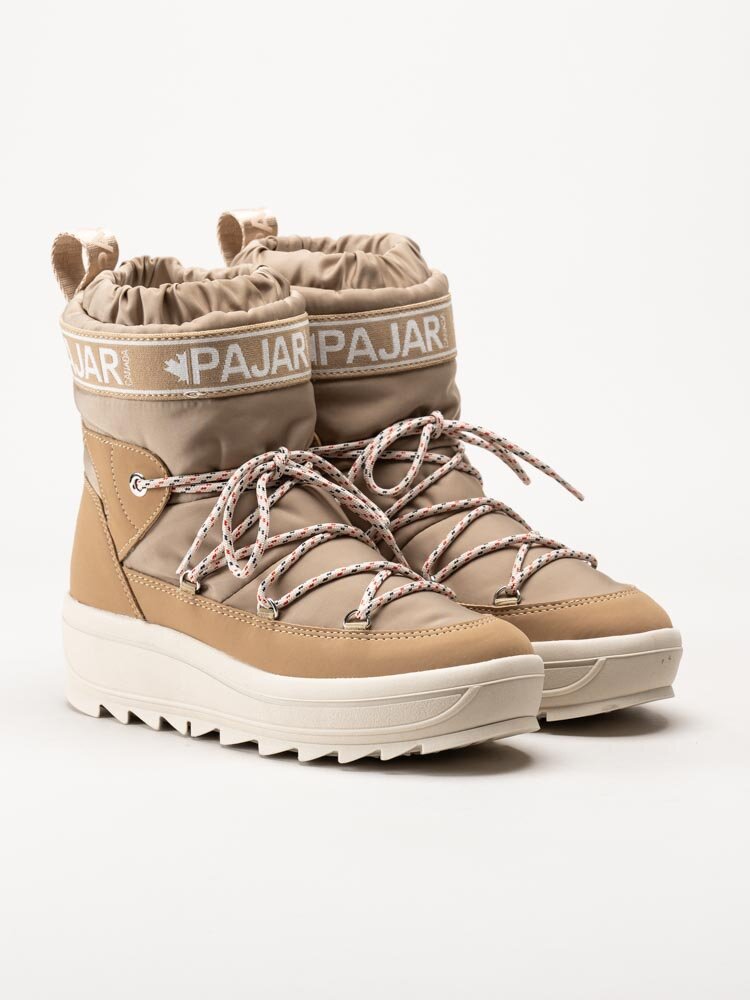 Pajar - Galaxy - Beige fodrade vinterboots