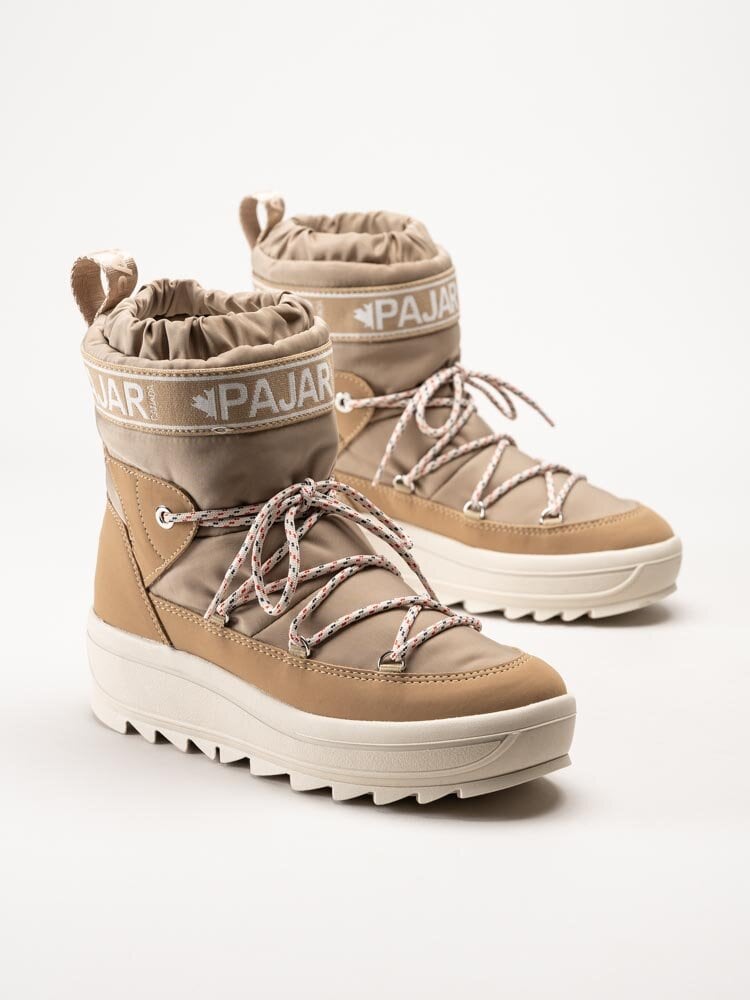 Pajar - Galaxy - Beige fodrade vinterboots