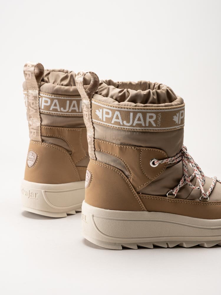 Pajar - Galaxy - Beige fodrade vinterboots