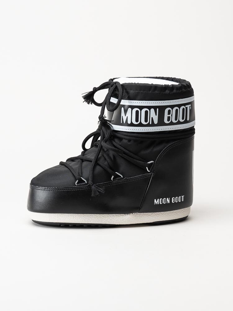 Moon Boot - Icon Nylon low nylon - Svarta vinterboots