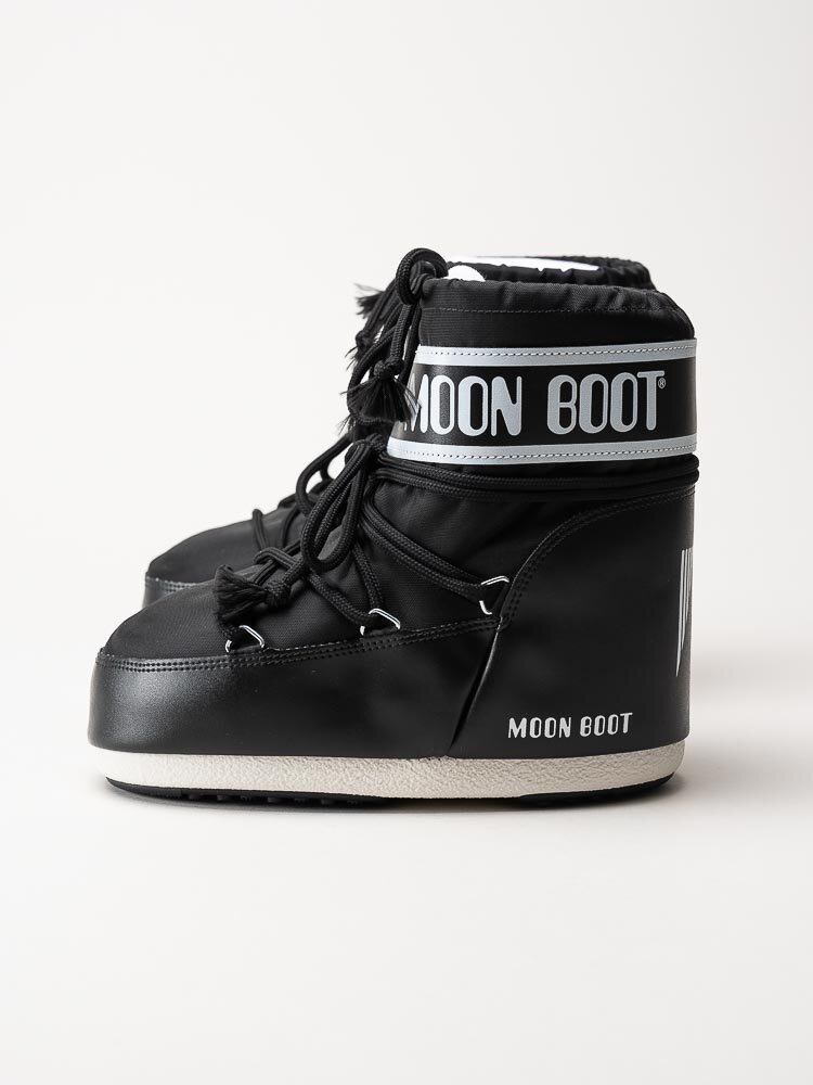 Moon Boot - Icon Nylon low nylon - Svarta vinterboots