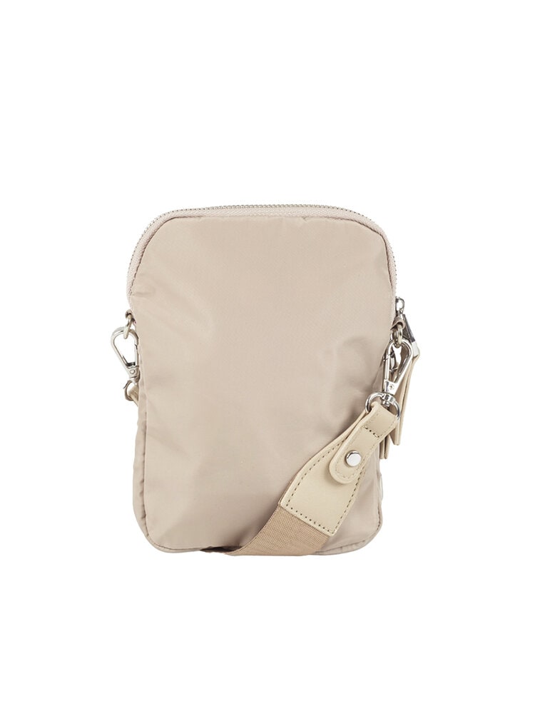 Ulrika Design - Nylon Pocket - Beige mobilväska i nylon