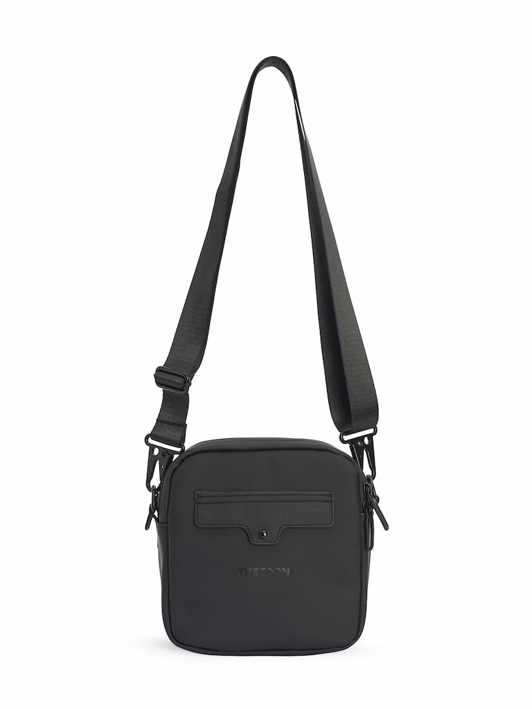 Tretorn - PU Crossbody Bag - Svart crossbodyväska