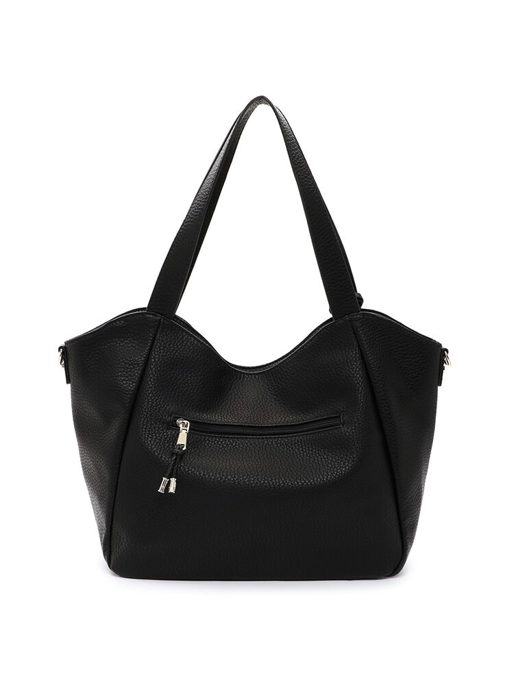 Tamaris bags - Carissa - Svart cityshopper i skinnimitation