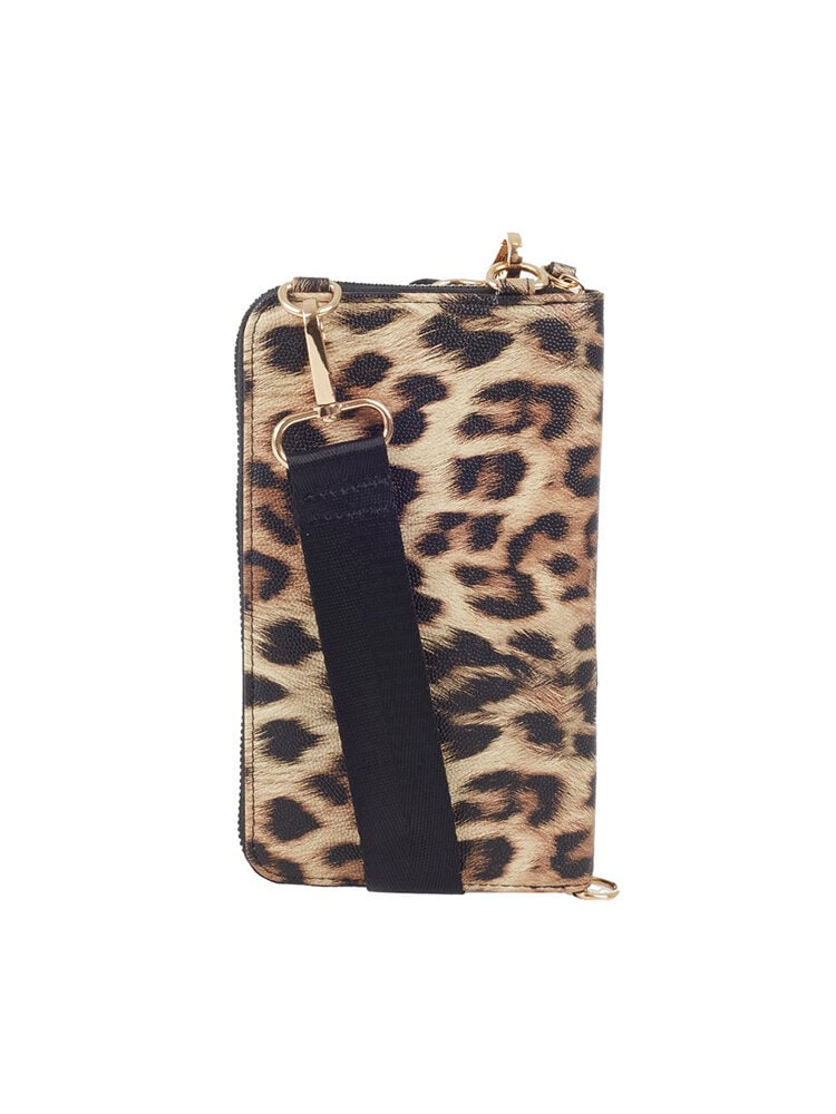 Ulrika Design - Phone - Leopardmönstrad mobilväska