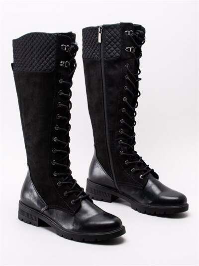 30% December Mellandagsrea Tamaris 1 25510 23 001 Black Svarta klassiska stövlar med