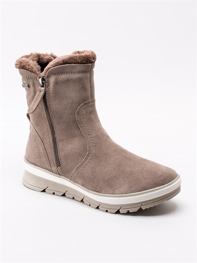 Aaltonen 35917 Svarta ullfodrade boots med broddar Aaltonen 35917 Svarta ullfodrade boots med broddar