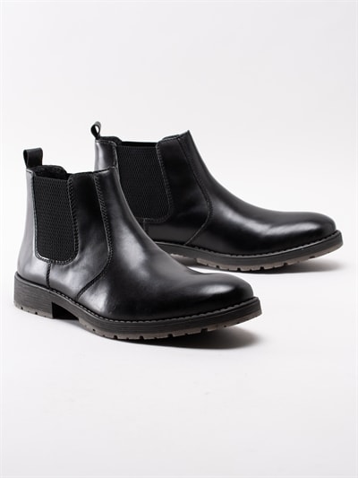 Fodrade boots Rio Negra 857 0684 101 Black Svarta fårskinnsfodrade boots