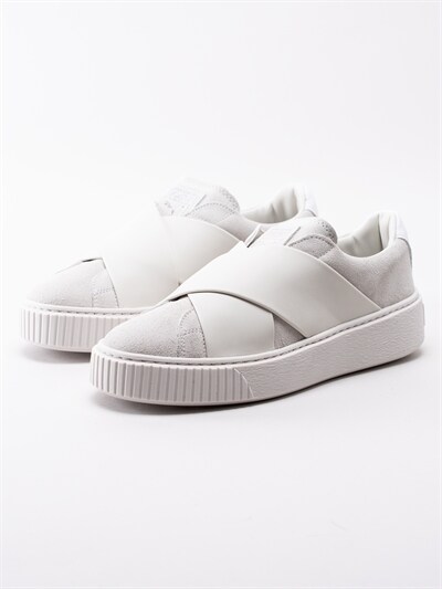 puma platform x whisper white