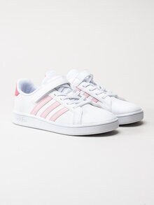 56221006-Adidas-Grand-Court-El-C-GX5747-FTWWHT-CLPINK-ROSTON-Vita-sneakers-med-rosa-stripes-3