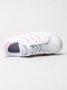 56221006-Adidas-Grand-Court-El-C-GX5747-FTWWHT-CLPINK-ROSTON-Vita-sneakers-med-rosa-stripes-4