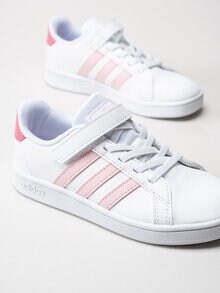 56221006-Adidas-Grand-Court-El-C-GX5747-FTWWHT-CLPINK-ROSTON-Vita-sneakers-med-rosa-stripes-7